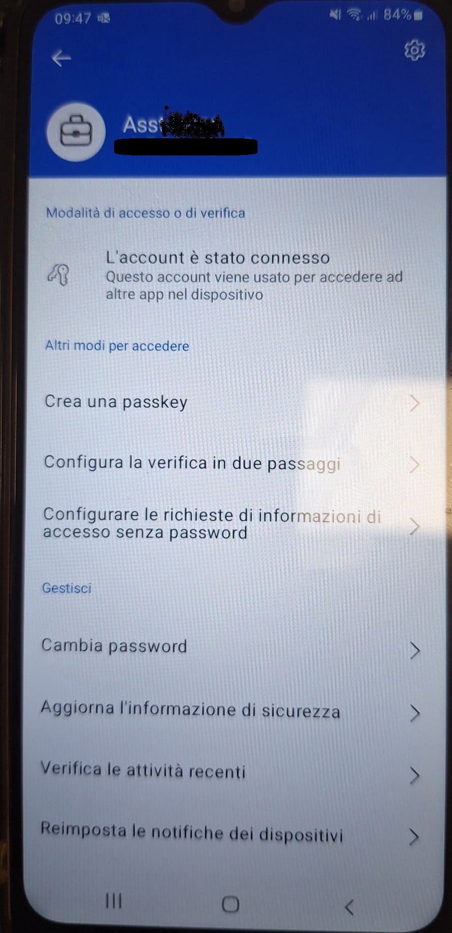 App#1 Account no code