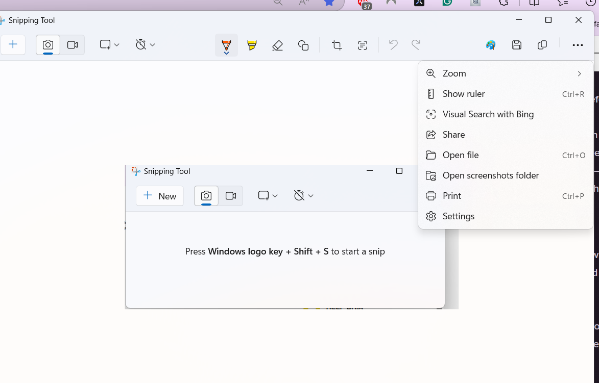 why do not have the print function of snipping tool ? - Microsoft Q&A