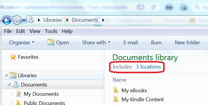 Why have I got two versions of a document folder in Word depending on ...