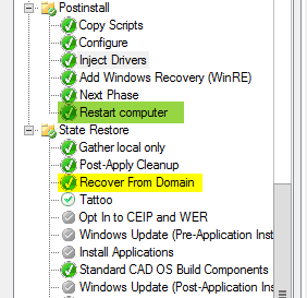 Try to deploy bat script in MDT Task sequence but fail with popup error  dirty environment found - Microsoft Q&A