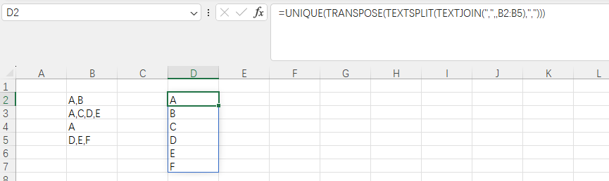 Split text by delimiter and create unique list - Microsoft Q&A