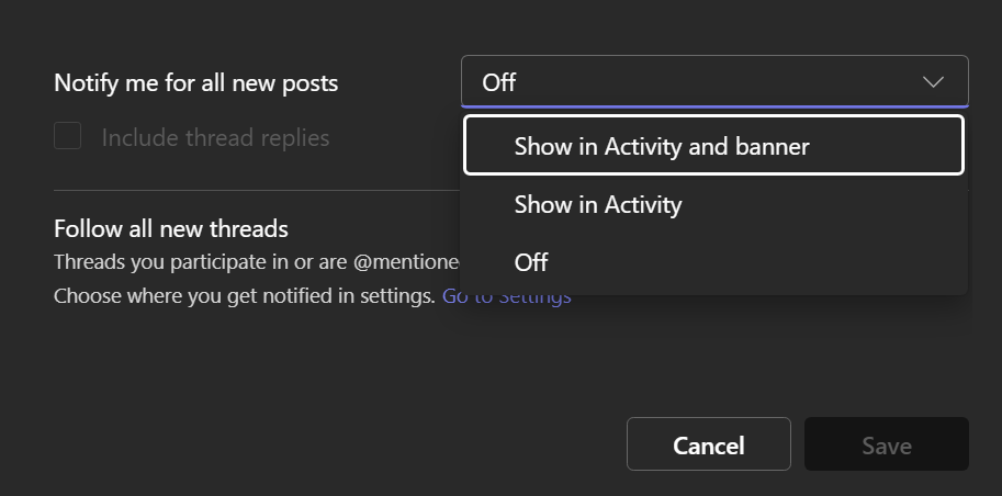 Posting as a team owner, not all are getting a notification of my post ...