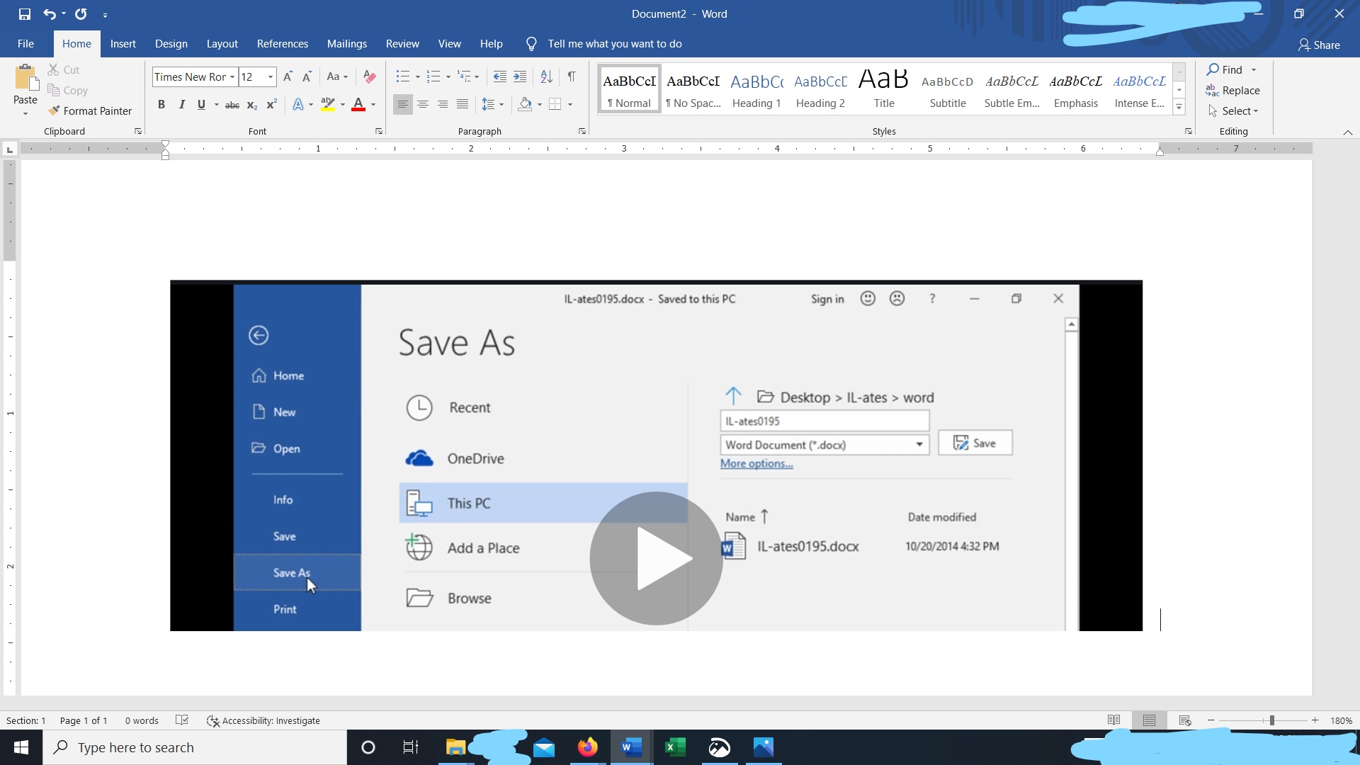 Backstage view: Save As displays differently on my computer compared to ...