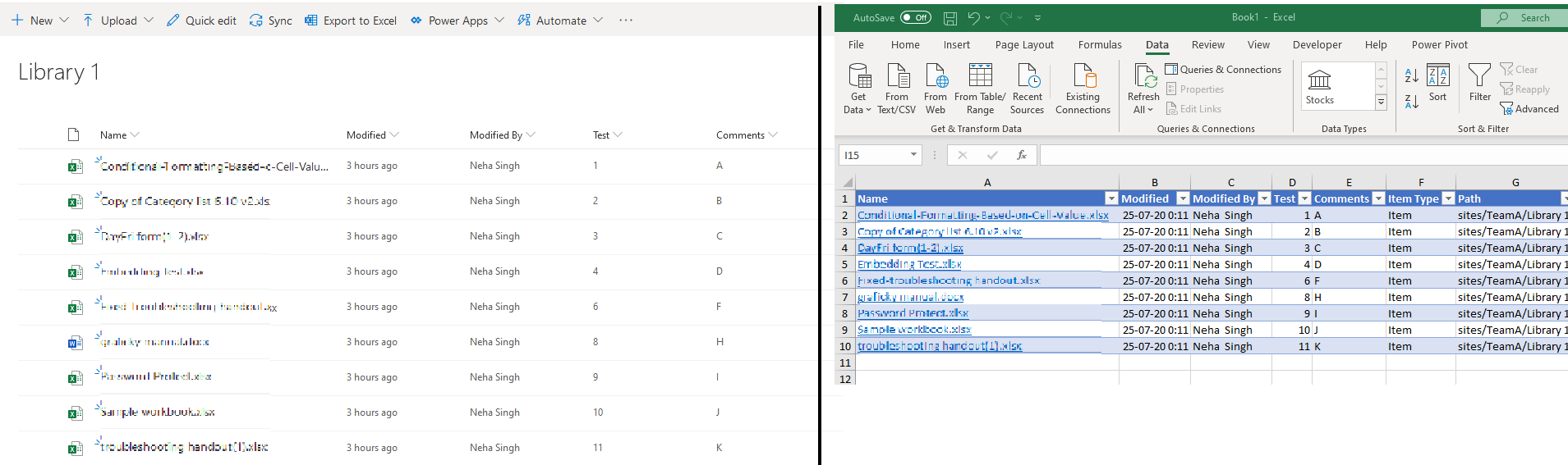SharePoint download to Excel - manual column does not sync on refresh ...