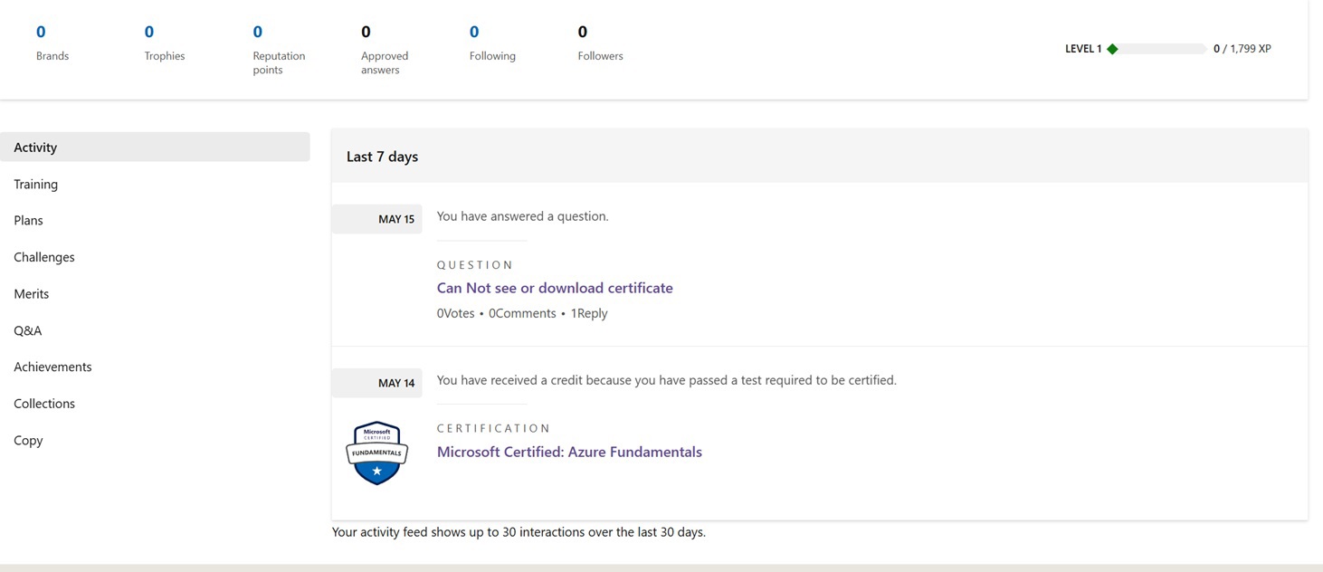 Can Not see or download certificate - Microsoft Q&A