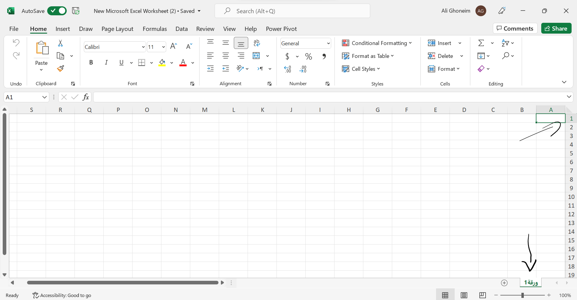 excel in arabic - Microsoft Q&A