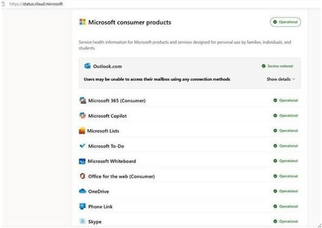 Hello, I can not access my Microsoft Outlook Account, never faced this ...