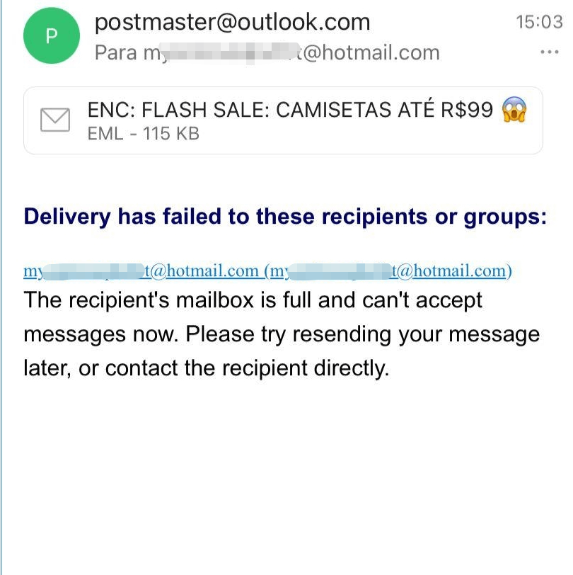 Por que no meu email outlook fica recebendo a mensagem duplicada de ...