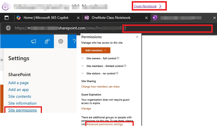 How do I check permissions to view and edit Section Groups in OneNote ...