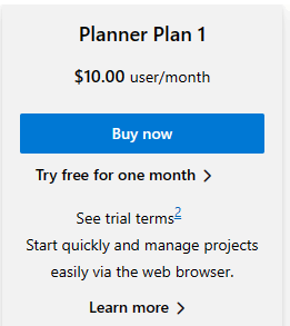 Planner premium capabilities cost - Microsoft Q&A