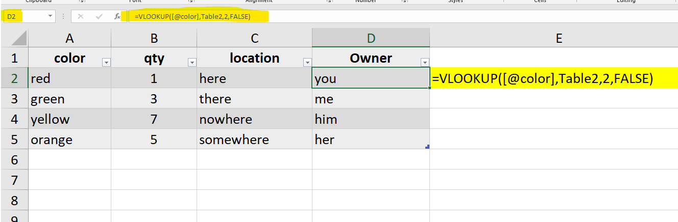 Vlookup returning the same valve in each row - Microsoft Q&A