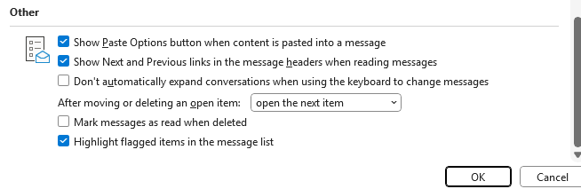 Outlook 365 (New) Not opening next email - Microsoft Q&A