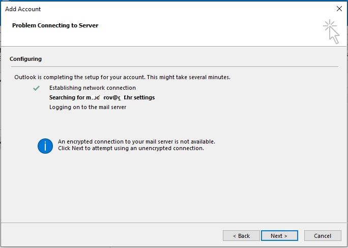 Cannot connect to Office 365 using Outlook 2016 - Microsoft Q&A