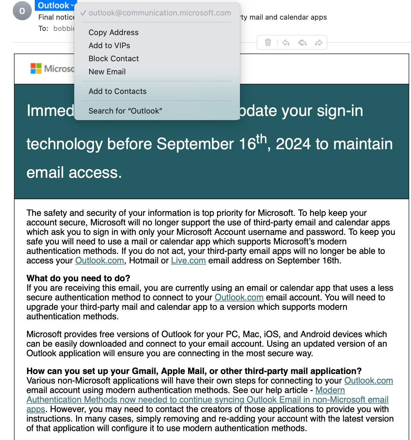 How to add the additional authentication to my email. - Microsoft Q&A