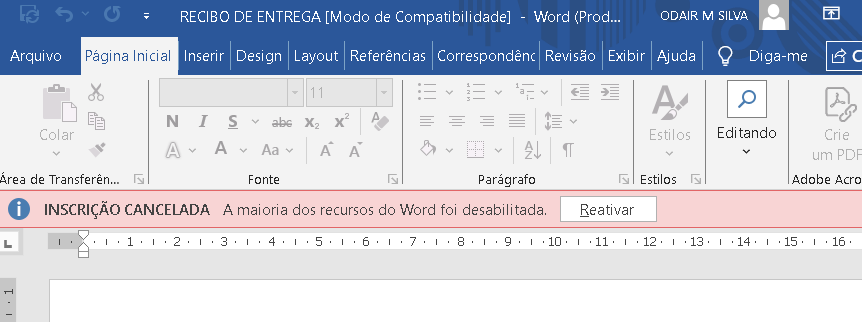 office cancelado