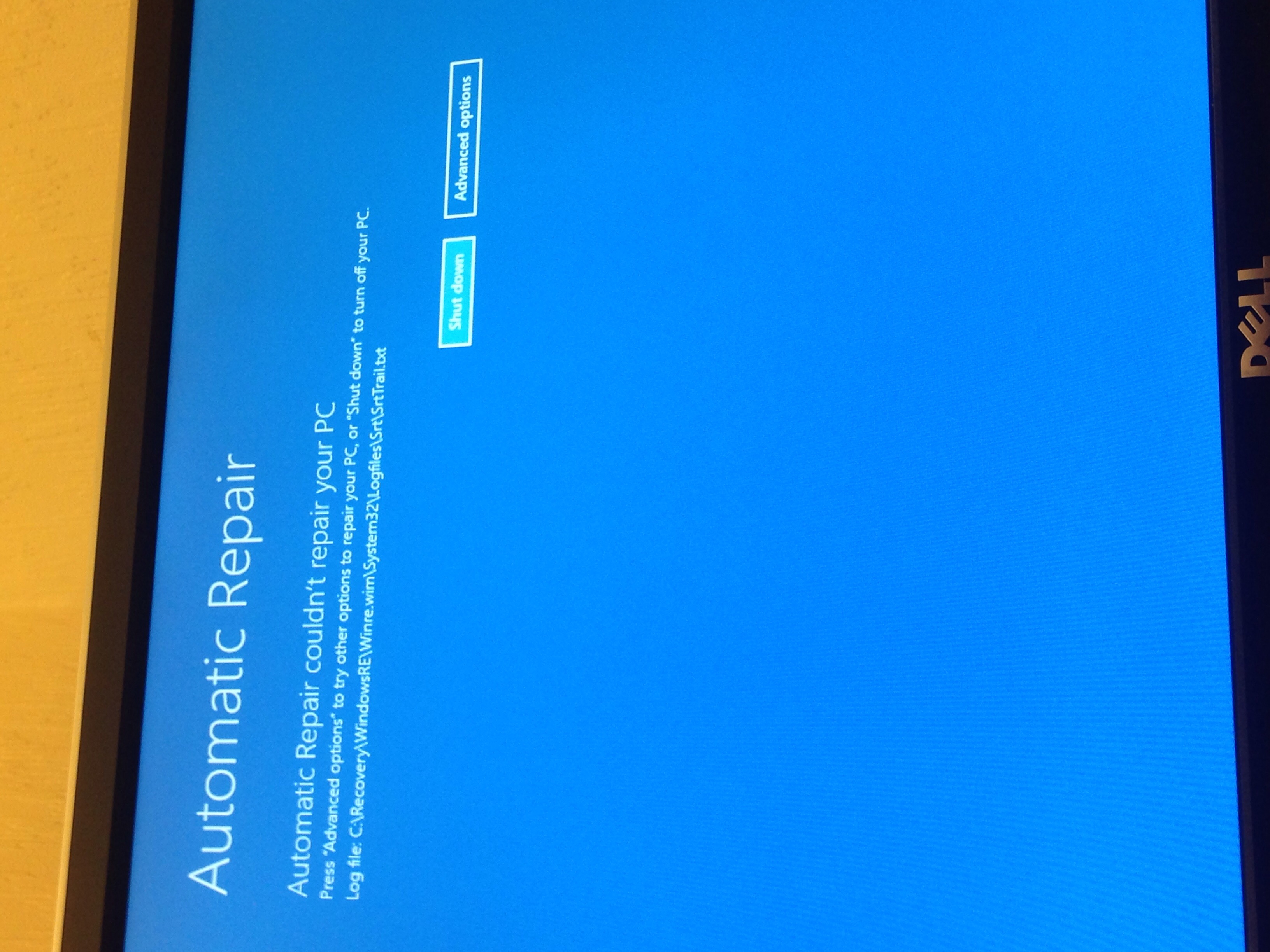 Automatic Repair failure - Microsoft Q&A