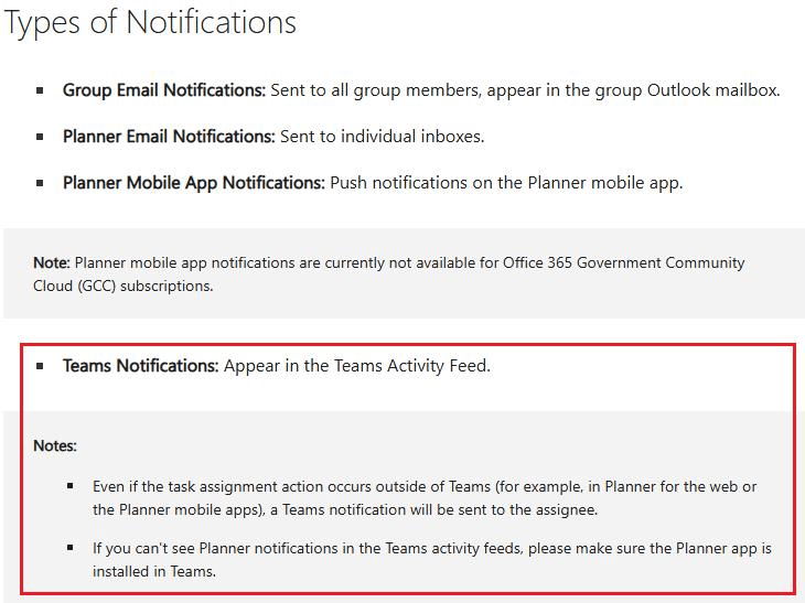 Why is it that when I assign a task in Planner Premium, the person ...
