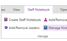 How to add a leader to staff notebook - Microsoft Q&A