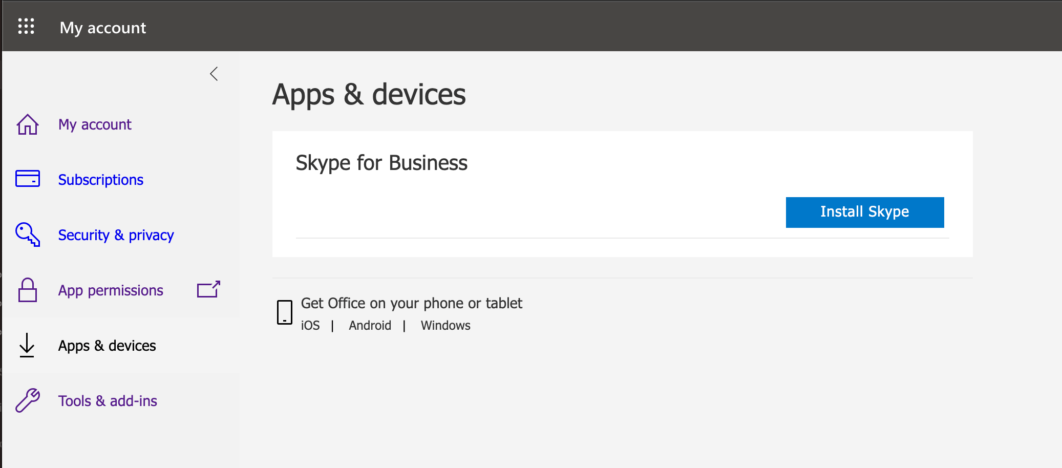 Unable to find download button for office 365 - Microsoft Q&A