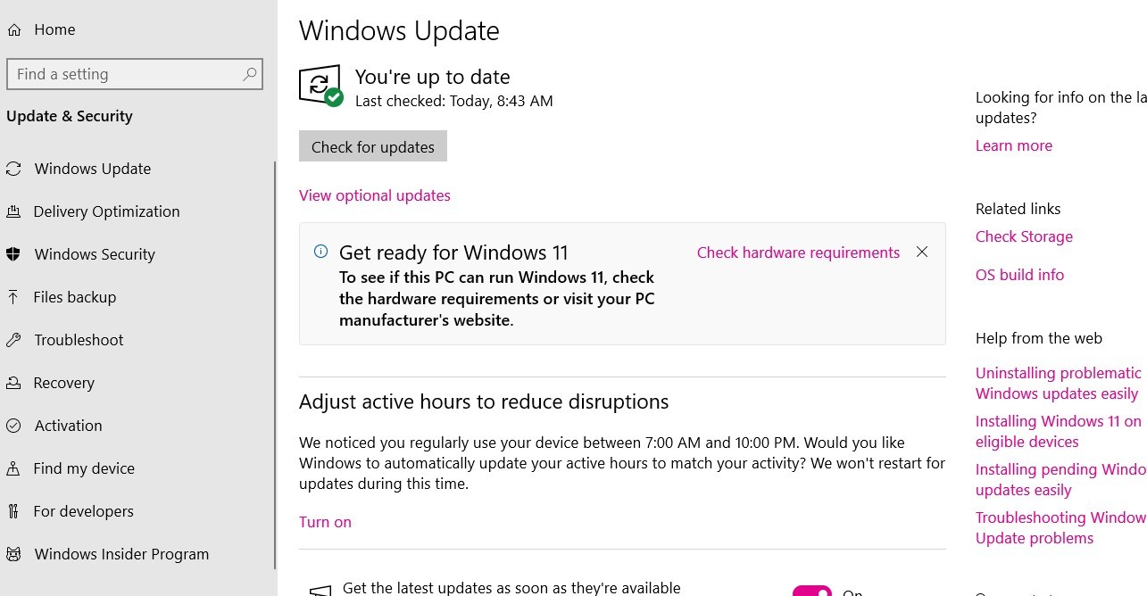 windows update to 11 - Microsoft Q&A