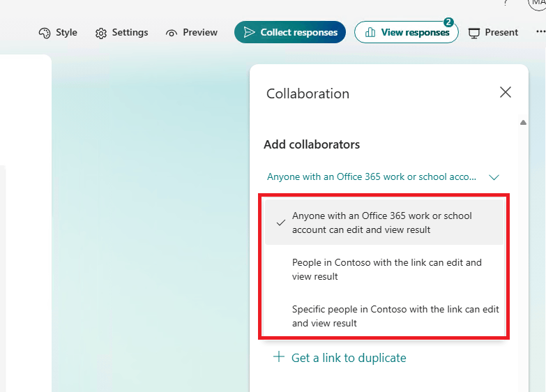 Microsoft Form - Microsoft Q&A