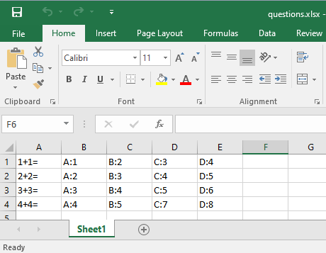 List test questions in EXCEL and export to Forms - Microsoft Q&A