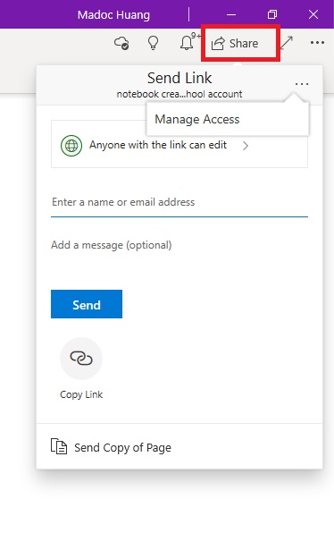 How do I unshare my OneNote Workbook? - Microsoft Q&A