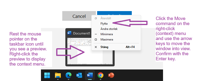 Word not fully opening when I try to open a new or existing work ...
