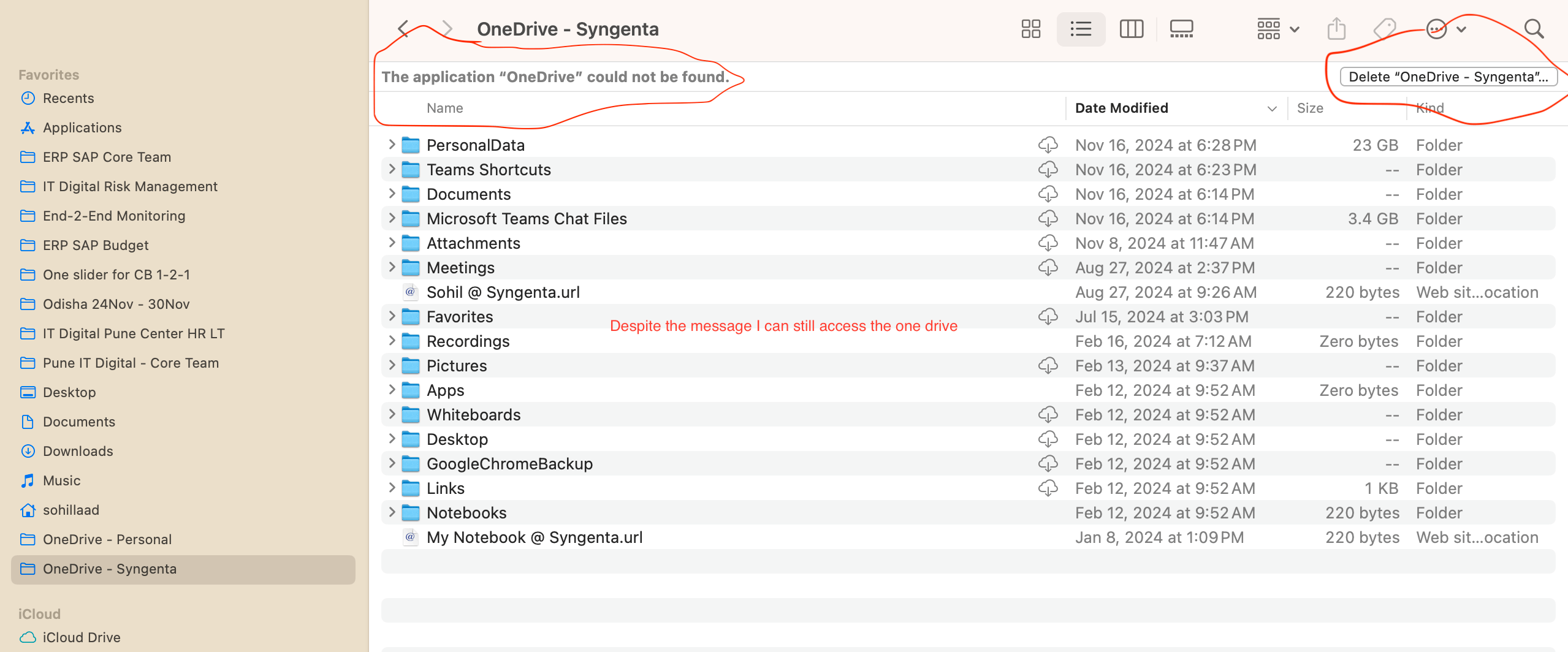 Issue with office onedrive account - Microsoft Q&A