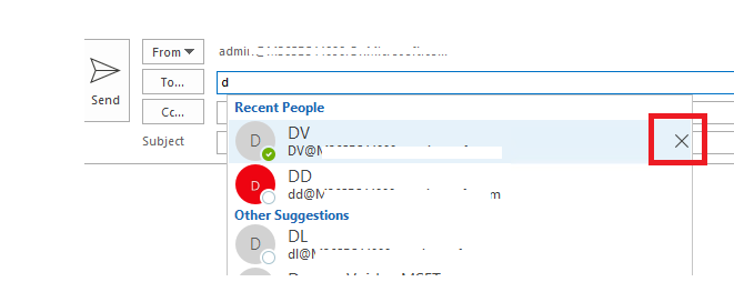 A once-used wrongly-spelt email address keep popping into my email ...