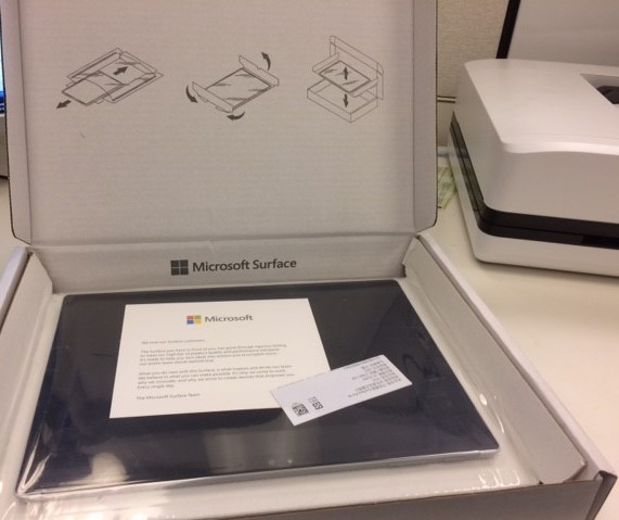 strange Surface Pro 4 package - Microsoft Q&A