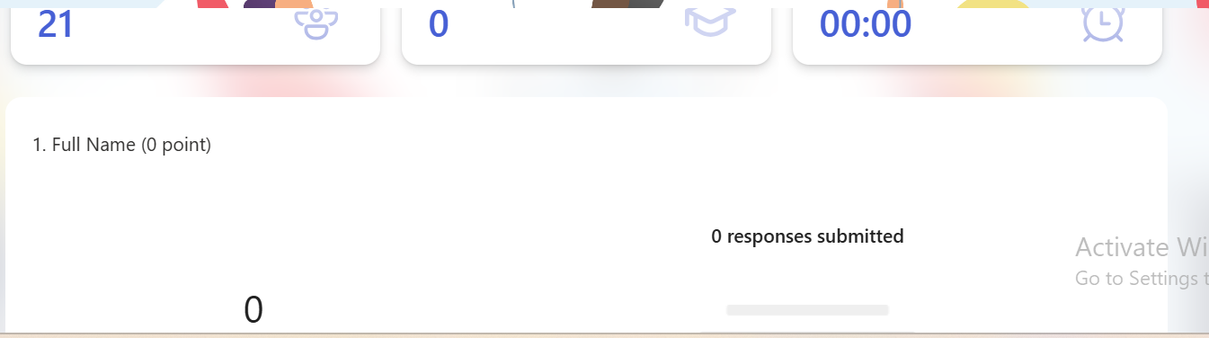 MS Form shows 21 responses received but I am not able to see the ...