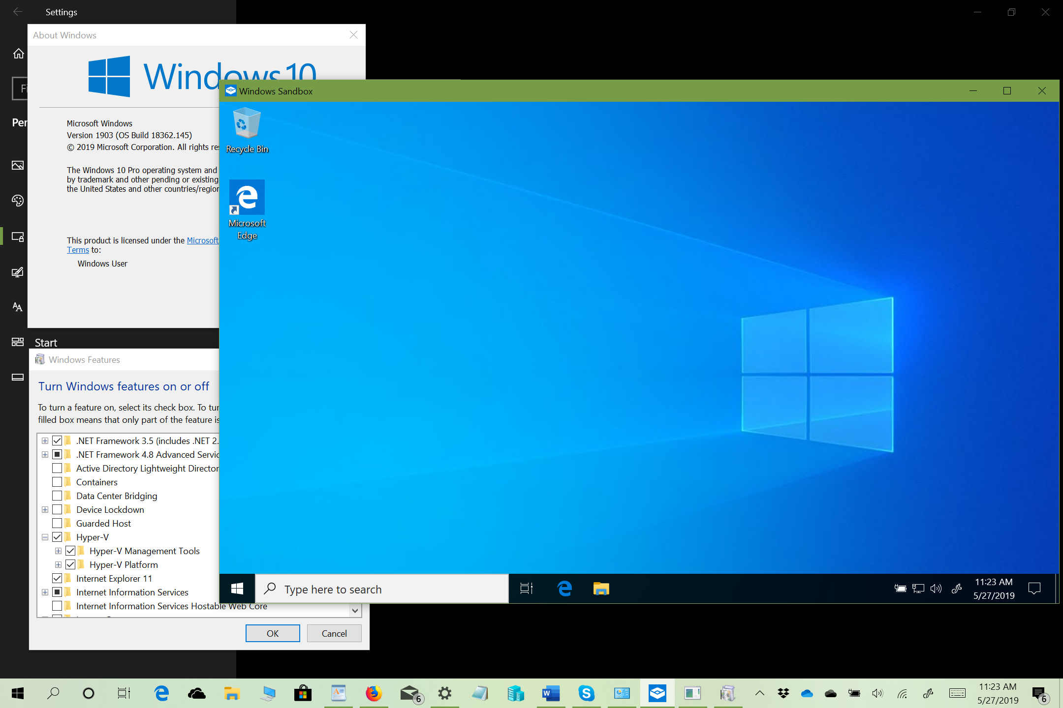 Windows Sandbox not available - Microsoft Q&A