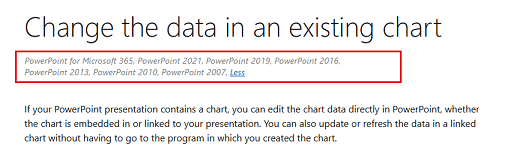 How do I edit data on a chart using the online version of powerpoint ...