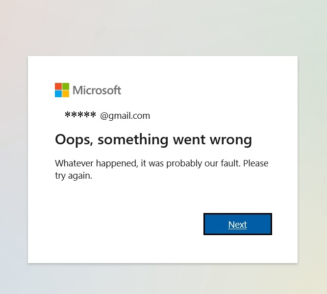 Cannot connect to Microsoft in any of Microsoft apps and PC in general ...
