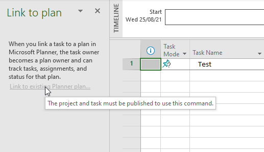 Linking Project Tasks with Planner - Microsoft Q&A