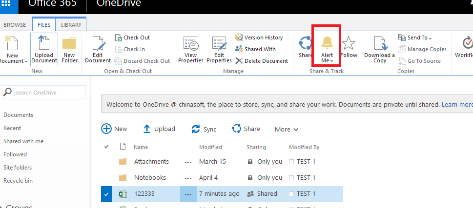 Get Email notification when 