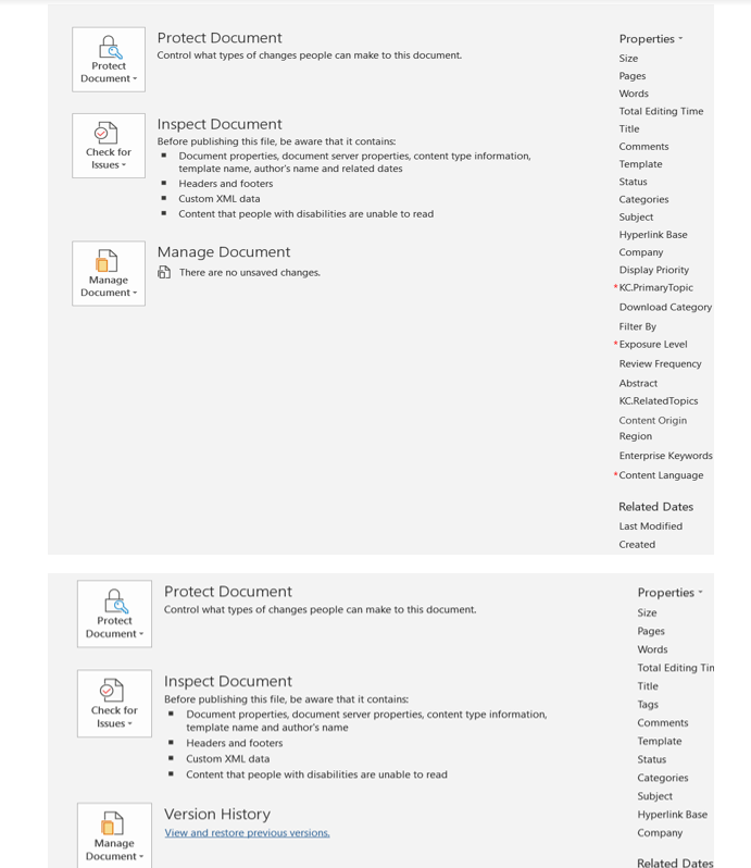 Document Library Properties within a custom template disappearing when ...