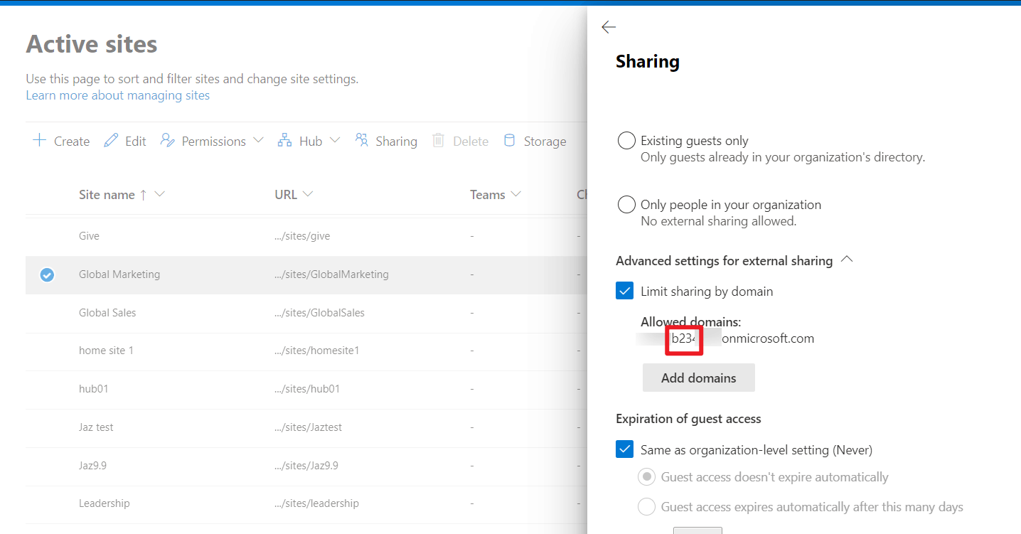 SharePoint - Issue with external sharing 