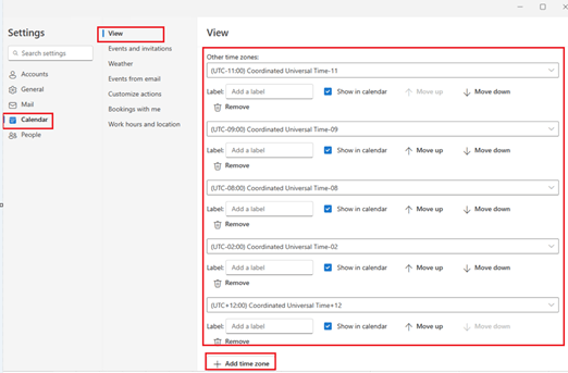 can microsoft office add a fourth time zone option so that ALL ...