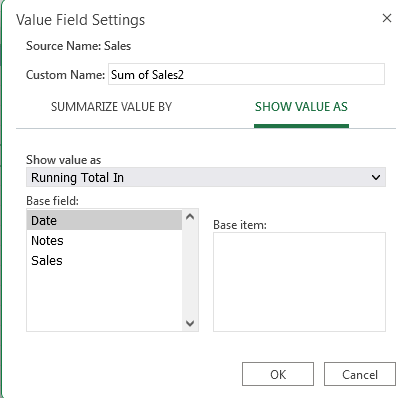 Stop PivotTable RunningTotal from AutoGrouping - Microsoft Q&A