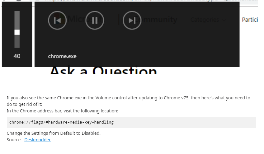 Sound on/off - disable sign with volume bar - Microsoft Q&A
