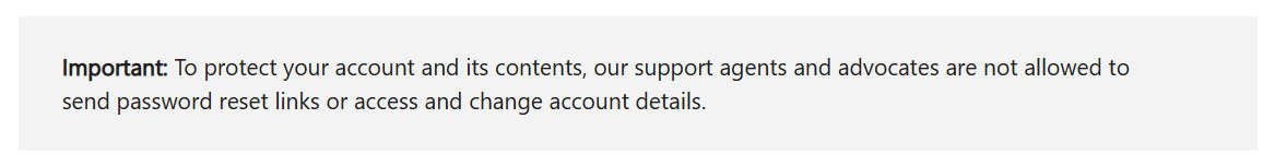 HELP WITH THE MICROSOFT ACCOUNT RECOVERY FORM intelligence - System Brief