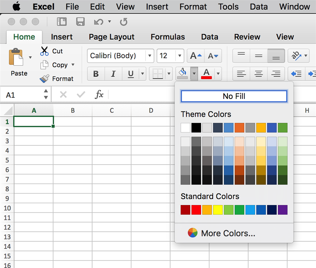 changing the color palette in Excel for Mac 2016 - Microsoft Q&A
