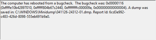 My PC keeps crashing 4-5 mins after the start and it's annoying ...