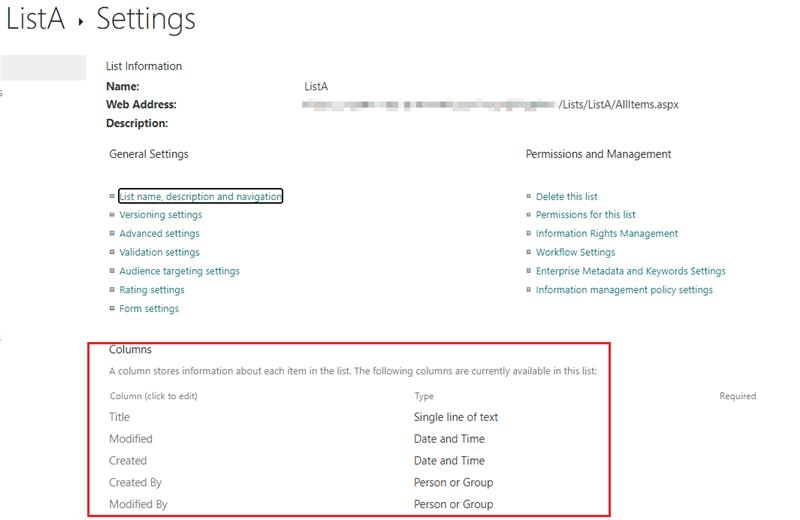 SharePoint List Indexed Columns Hidden, now Deleted? - Microsoft Q&A