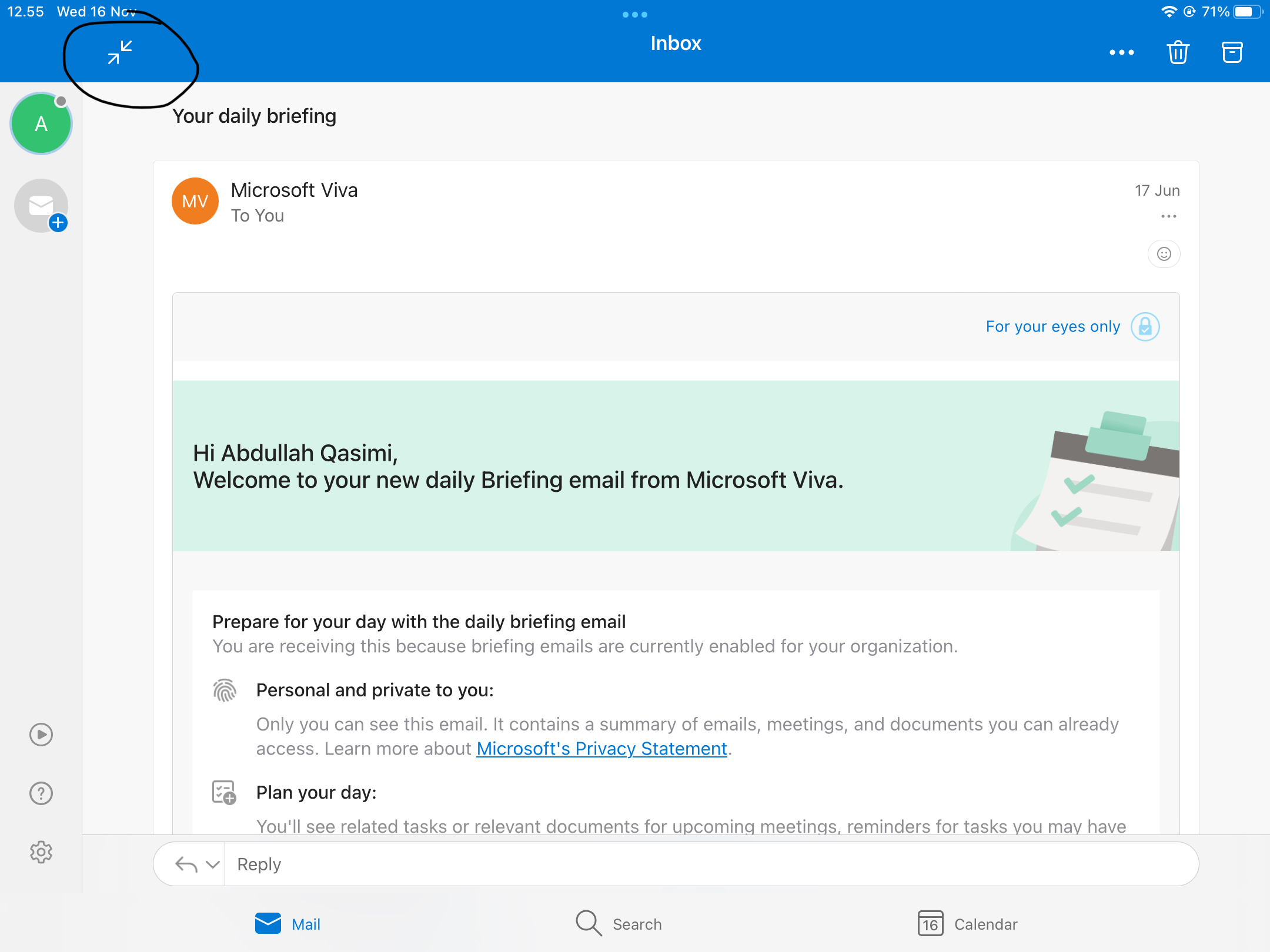 Update Outlook mobile for full screen and zoom out - Microsoft Q&A
