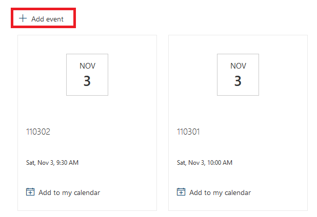 Sharepoint Online Registration RSVP - Microsoft Q&A