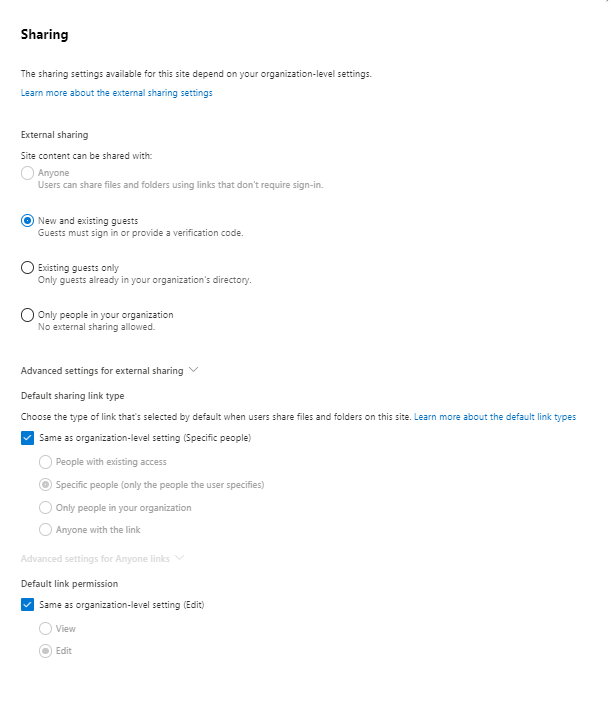 Problems getting Sharepoint in O365 external sharing woring - Microsoft Q&A
