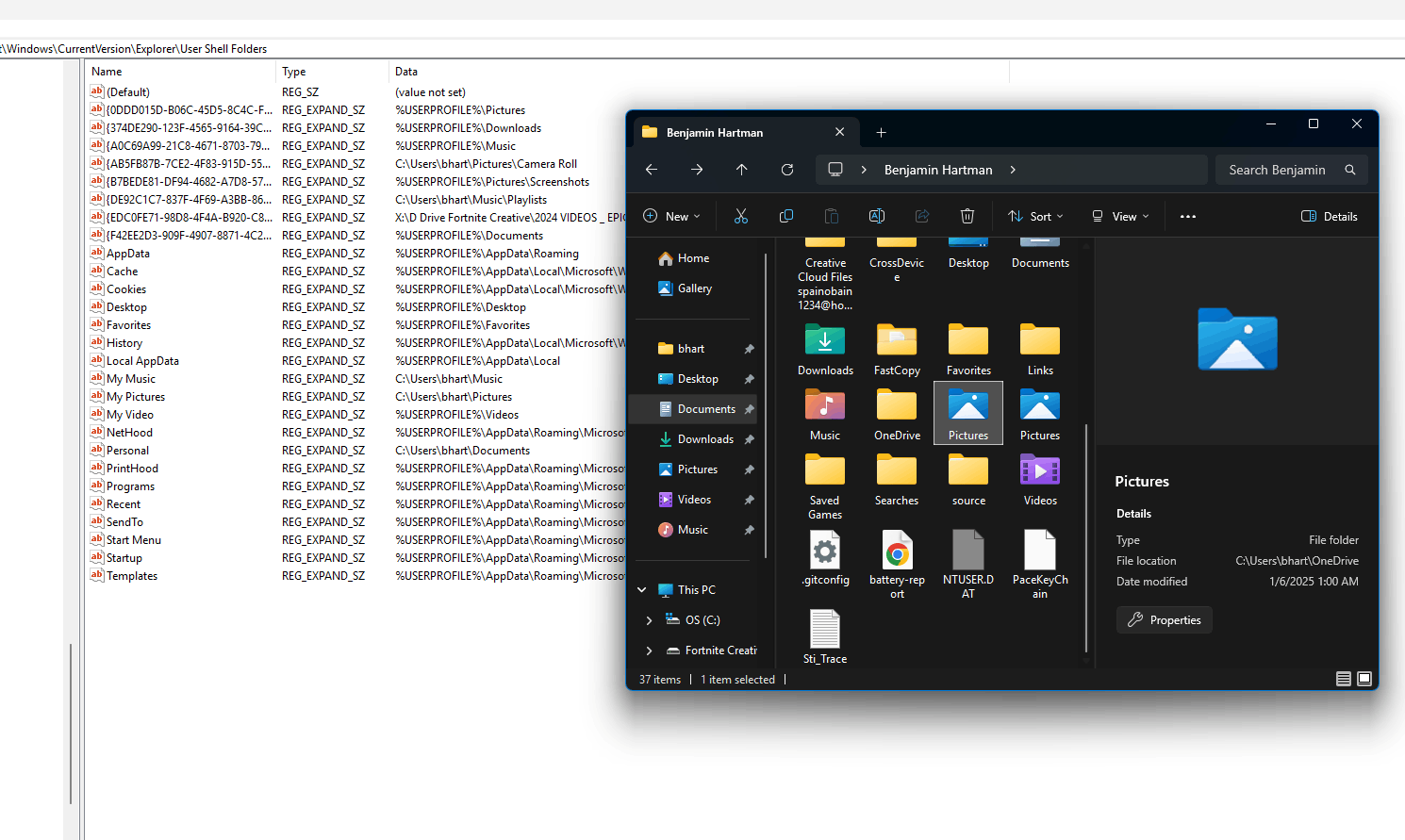 HELP! ONEDRIVE uninstalled, OneDrive path returns to Windows ...